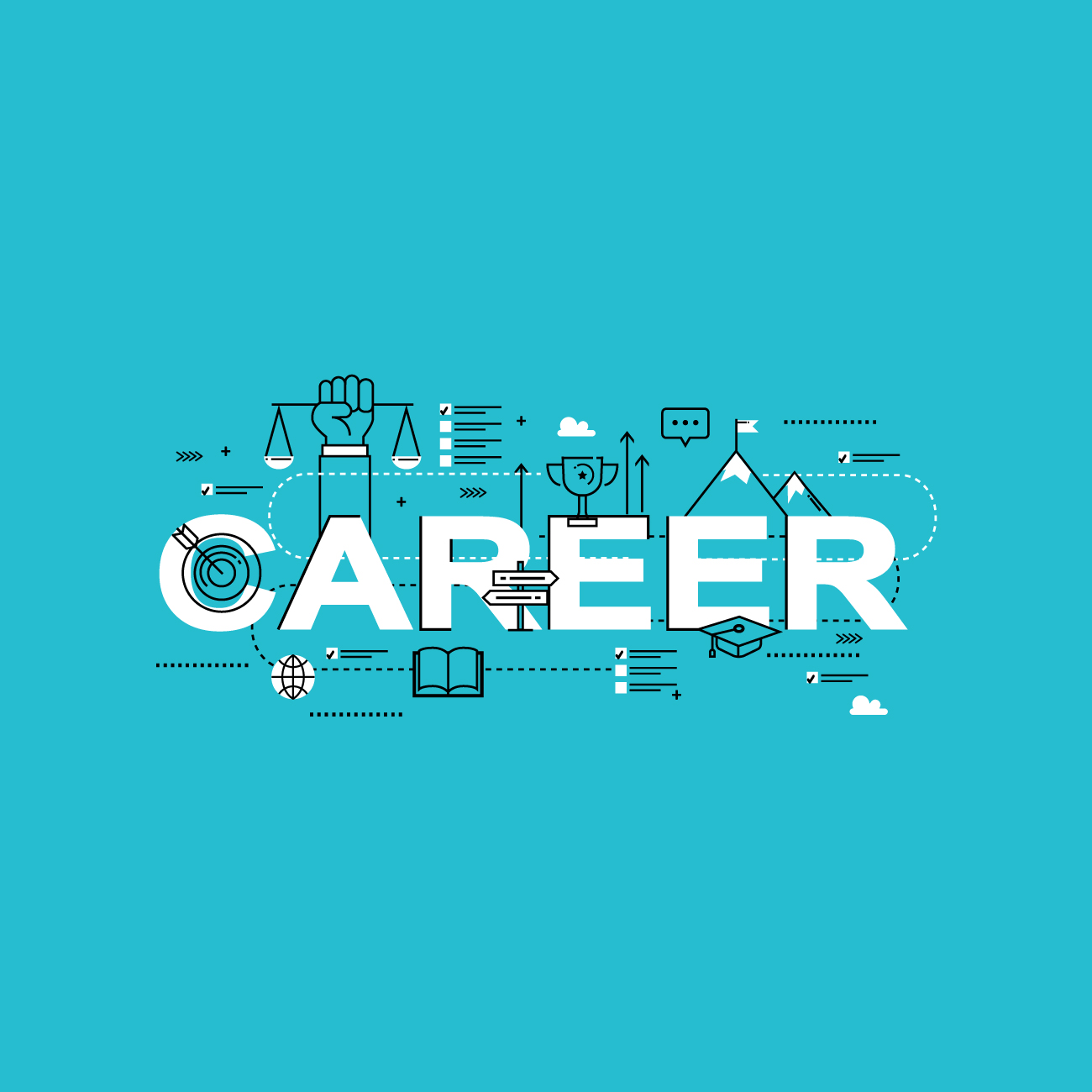 Young professional in a financial workplace